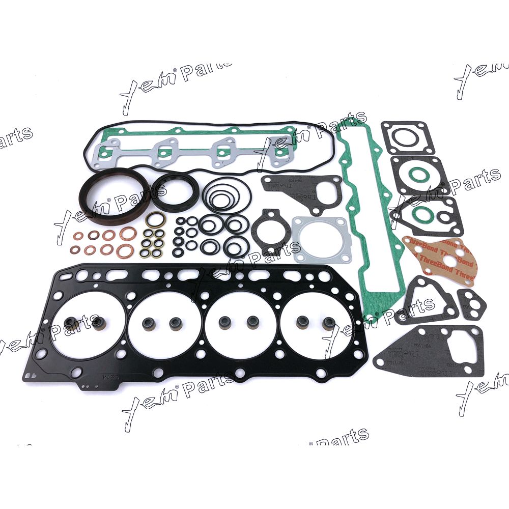 YEM Engine Parts 4TNE88 4D88E-3 Overhaul Kit For Yanmar For Komatsu Engine piston ring bearing gasket For Yanmar