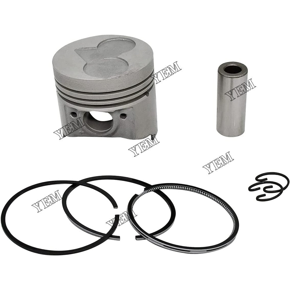 YEM Engine Parts 3 Sets Piston + Ring Kit STD 67mm 16851-21114 For Kubota D722 D722EBH D722B For Kubota