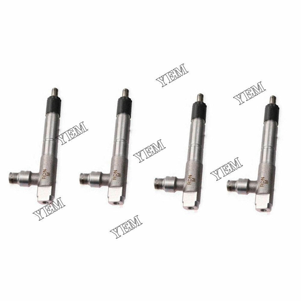 YEM Engine Parts 4 Pieces Fuel Injector Assembly 729946-53300 For Yanmar 4TNV98 4TNV98T Engine For Yanmar