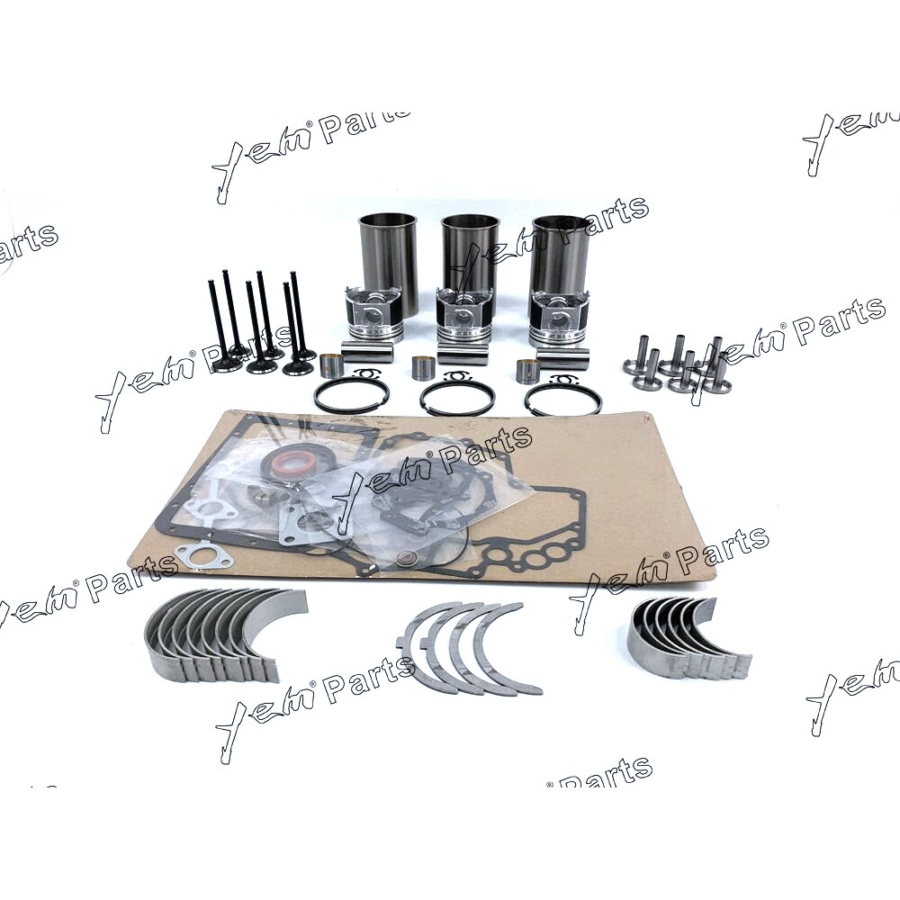 YEM Engine Parts For Kubota For Bobcat 553 543 543B 543C Loader D950 D950B Overhaul Rebuild Kit For Kubota