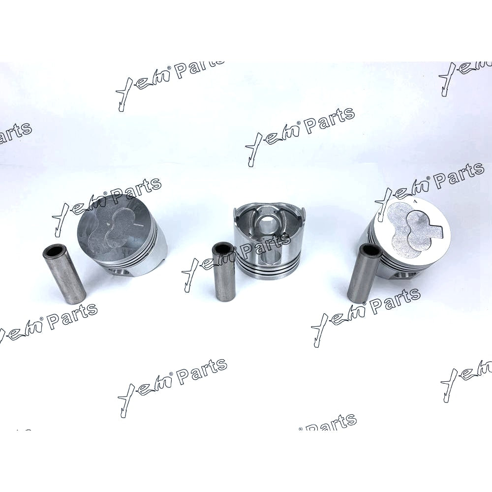 YEM Engine Parts Piston Set Oversize 76mm (+0.50mm) For Mitsubishi L3E PIN:18MM (MM437601) Engine Parts For Mitsubishi