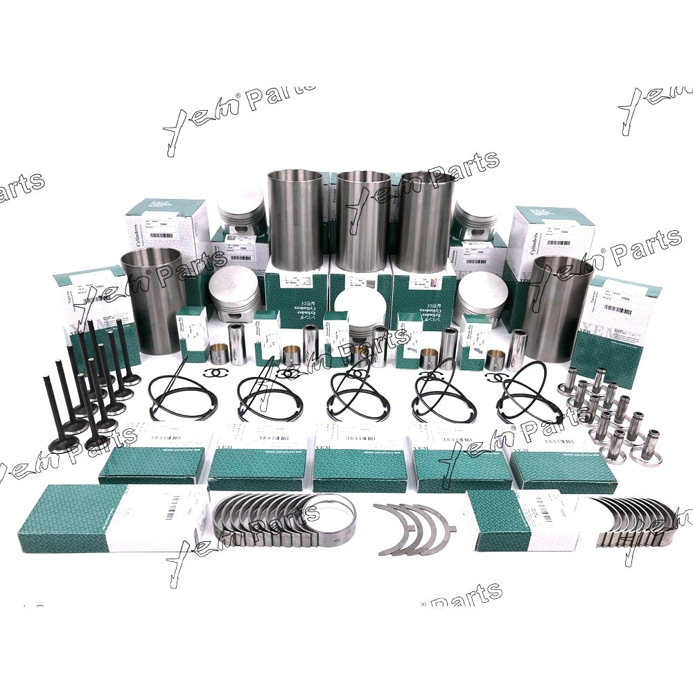 YEM Engine Parts For Kubota L4150 Tractor 5 Cylinder F2302 Engine Overhaul Rebuild Kit For Kubota