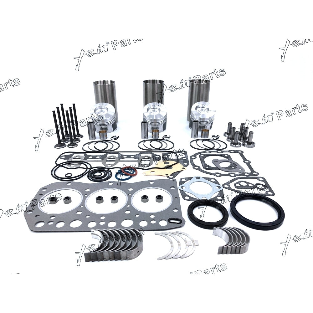 YEM Engine Parts Overhaul Rebuild Kit For Yanmar 3TN75 3TN75E 3TN75U Engine F17 FX17 FX16 W Valve For Yanmar