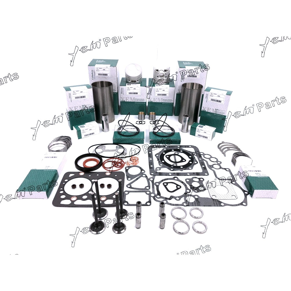 YEM Engine Parts Z500 ZB500 Overhaul Rebuild kit For Kubota Tractor B5000 B5001 B5100 For Kubota