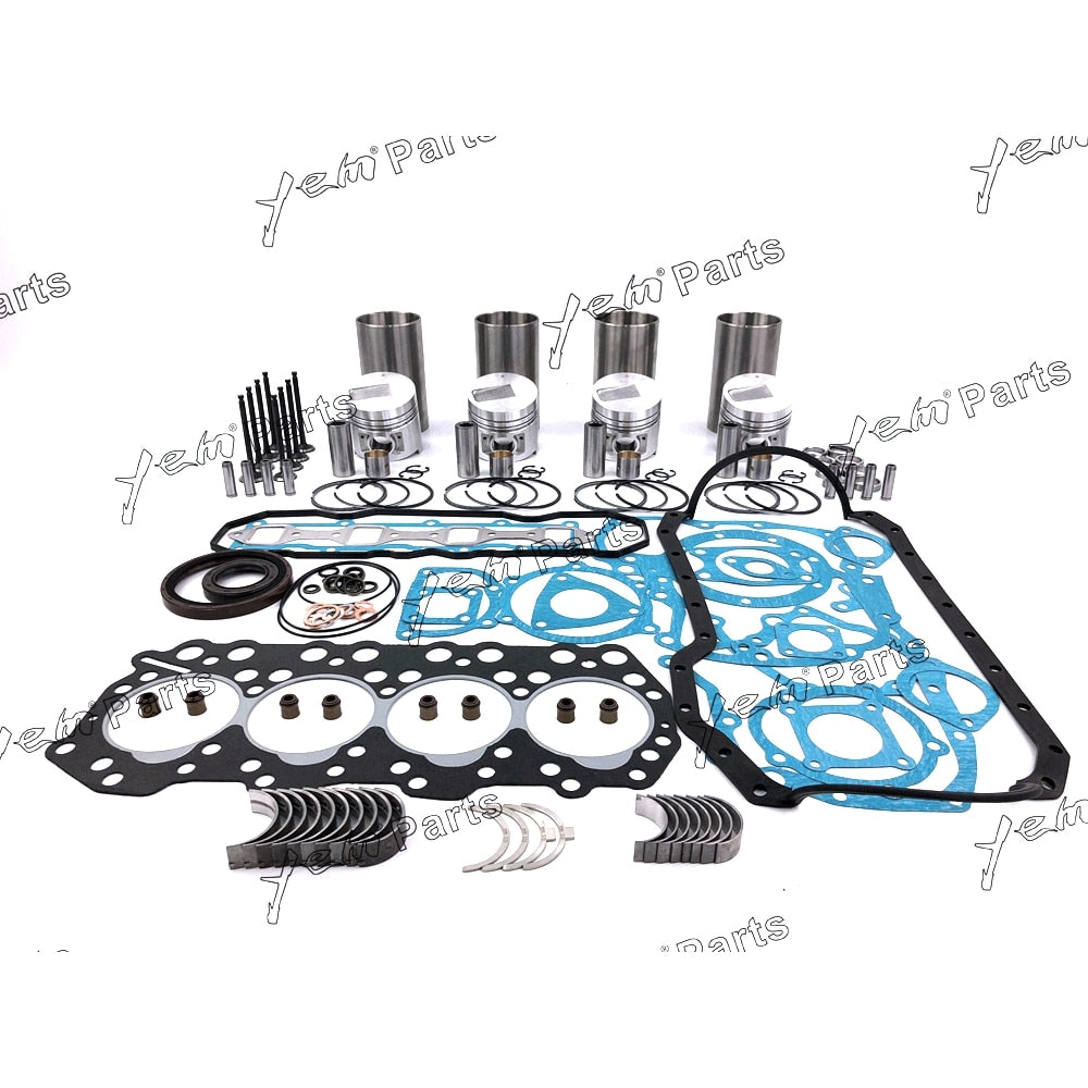 YEM Engine Parts For Mitsubishi S4Q2 Overhaual Rebuild Kit For Mitsubishi Clark Forklift 19-42KW For Mitsubishi