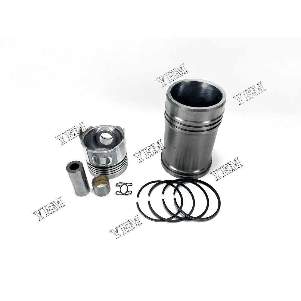 For Yanmar excavator engine TF140 Cylinder Liner Kit With Cylinder Liner Piston Rings Set YEMPARTS