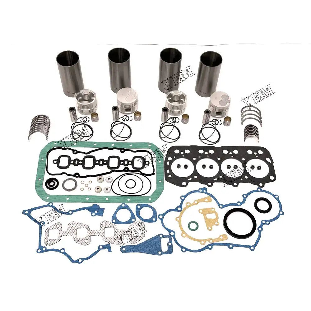 1 year warranty For Toyota Overhaul Kit With Cylinder Piston Rings Liner Gasket Kit Bearings 1DZ-3 engine Parts YEMPARTS