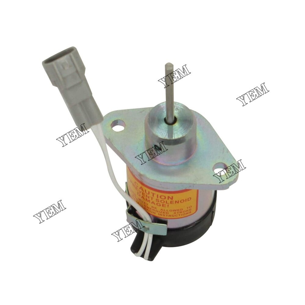 YEM Engine Parts PS45CZ250 Fuel Shutoff Stop Solenoid For Kubota Actuator Solenoid D1503 V2203 For Kubota