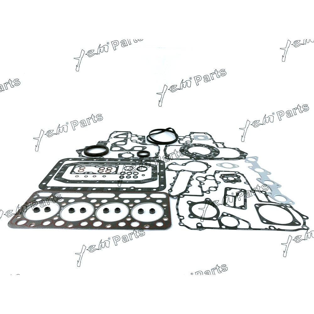 YEM Engine Parts 1 Set Full Gasket Kit & Cylinder Head For Kubota V1702 Engine For Kubota