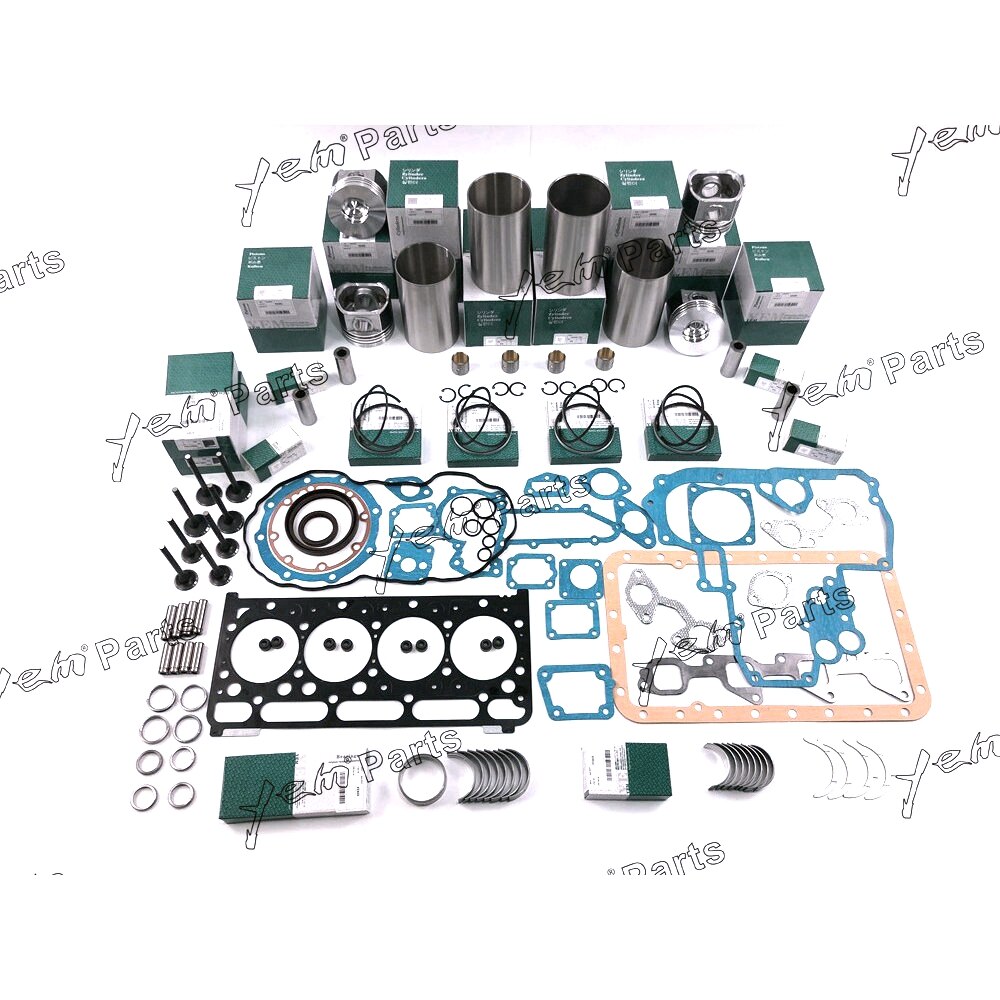 YEM Engine Parts V2403 V2403MDI V2403-M-DI-E3B Overhaul Rebuild Kit Part For Kubota Engine Bobcat For Kubota