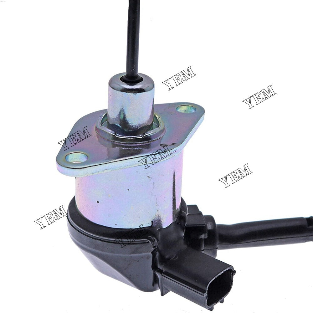 YEM Engine Parts Fuel Stop Solenoid For Kubota L5240 L5740 M5140 M5640 M59 MX4700 MX5000 MX5100 For Kubota