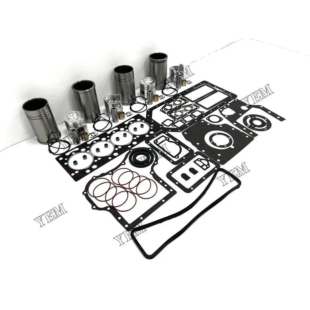 Free Shipping N4105ZLD52 Repair Kit With Piston Rings Liner Cylinder Gaskets For Weichai engine Parts YEMPARTS