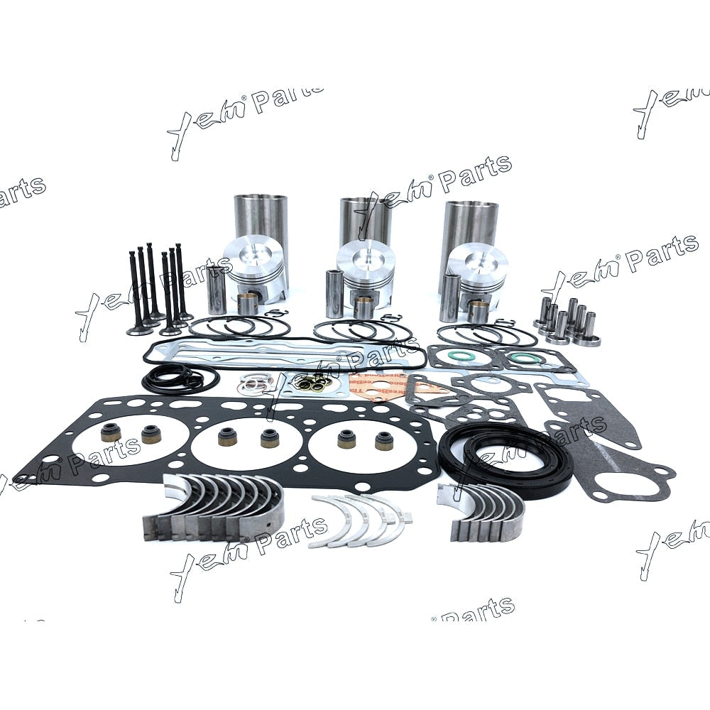 YEM Engine Parts For Yanmar For Komatsu Engine Parts 3TNE88 3D88E-3 3D88 Overhaul Rebuild Kit For Yanmar