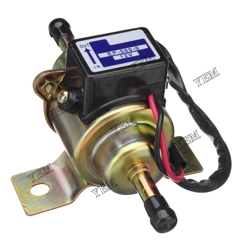 YEM Engine Parts Diesel Fuel Pump 12V 1-5 PSI For Kohler JCB Kubota Yanmar Engine For Kubota