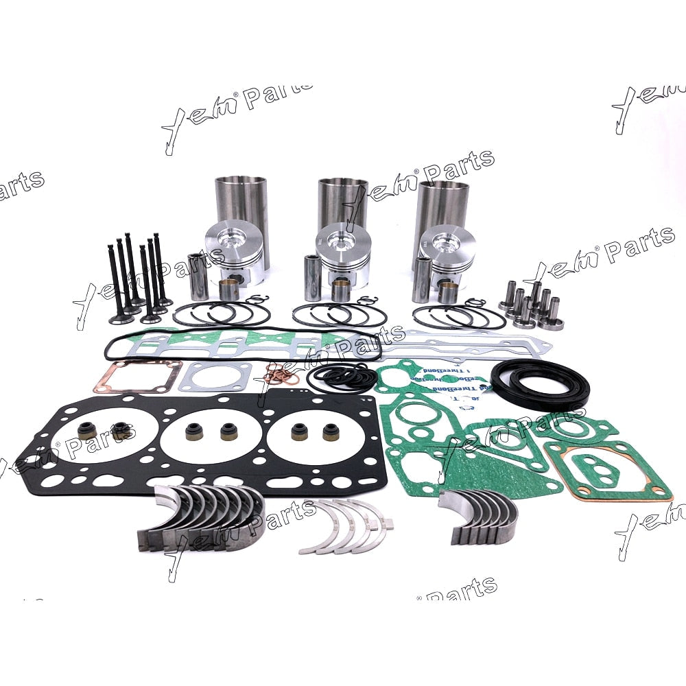 YEM Engine Parts For Hitachi ZX30U-2 ZX35U-2 ZX27U-3 ZX29U-3 3TNV88 Engine Overhaul Rebuild Kit For Hitachi