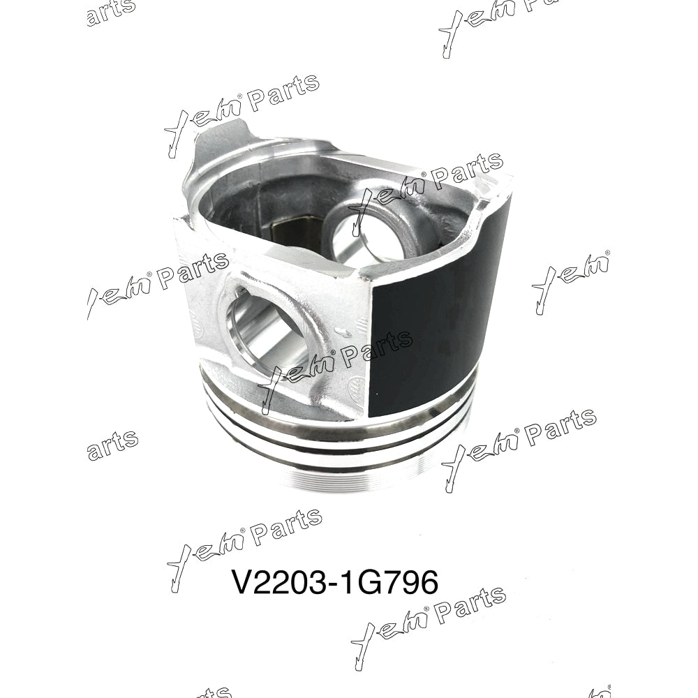 YEM Engine Parts Pistons Set STD 87mm For Kubota V2203 x4 PCS Engine Parts For Kubota