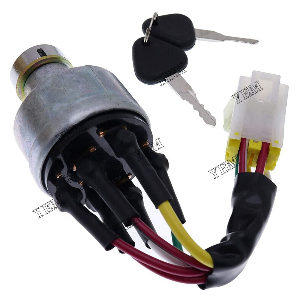 YEM Engine Parts Ignition Switch For VOLVO Excavator EC140 EC160 EC210 EC240 EC290 EC330 EC460 For Volvo
