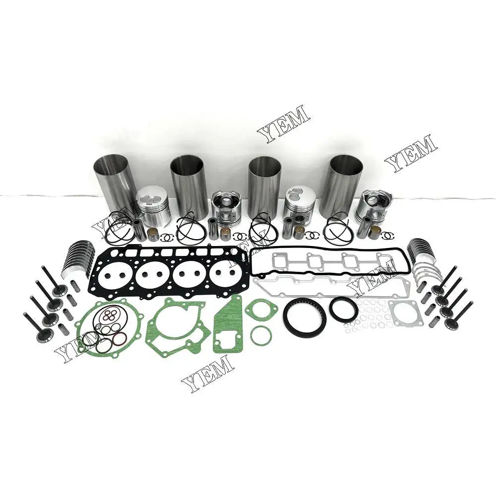 1 year warranty For Yanmar Rebuild Kit With Piston Ring Liner Bearing Valves Gaskets 4D94E engine Parts YEMPARTS