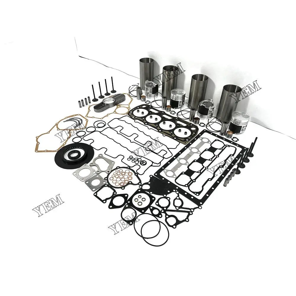 competitive price Engine Rebuild Kit With Engine Gasket Set Bearings Valve For Perkins 404C-22T excavator engine part YEMPARTS