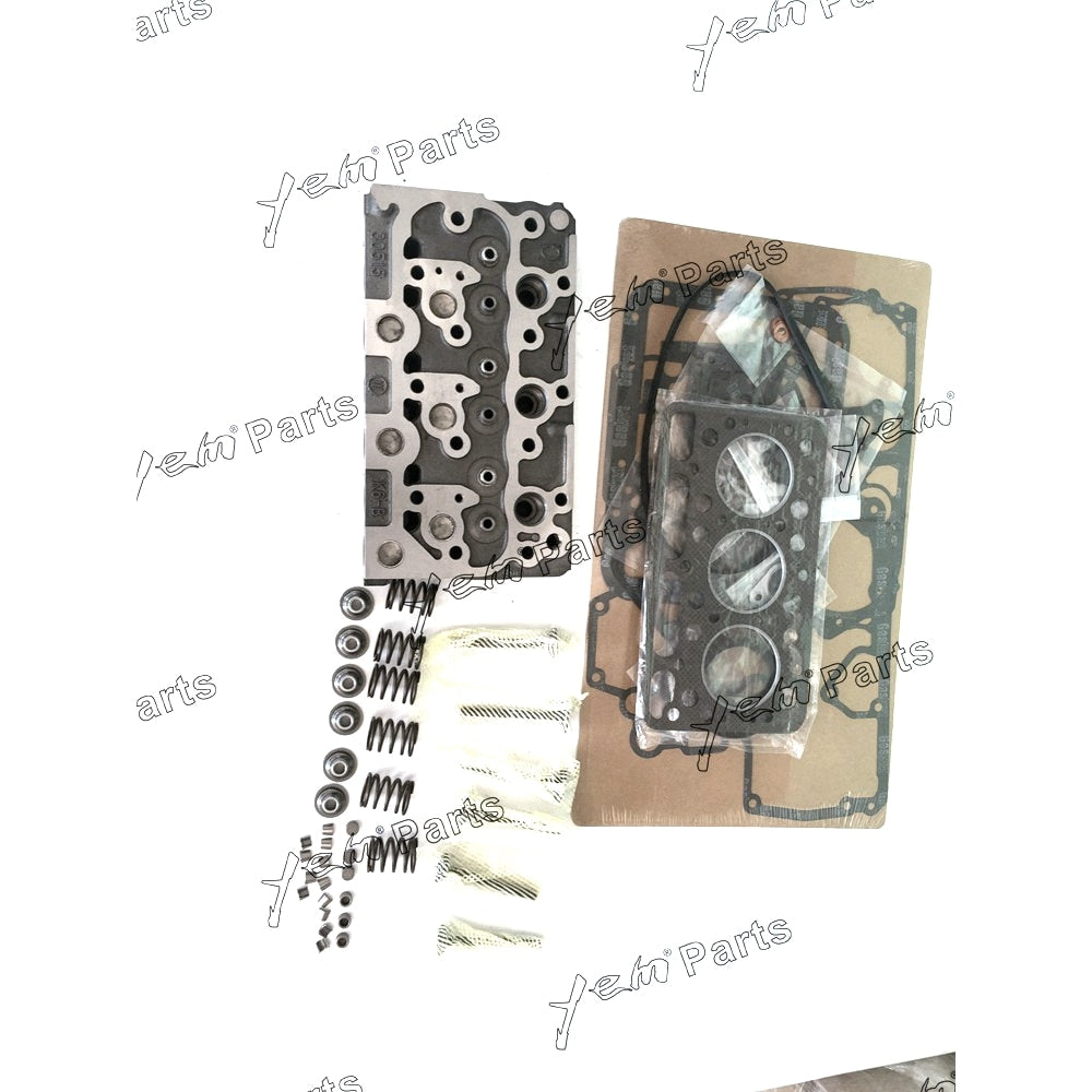 YEM Engine Parts For Kubota D1102 Complete Diesel Cylinder Head With Valves & Full Gakset For Kubota