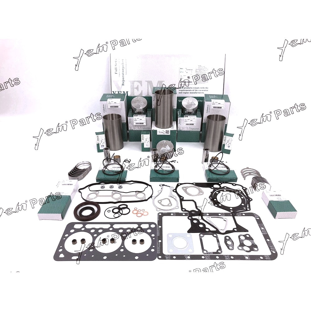 YEM Engine Parts Overhaul Rebuild Kit For Kubota D902 Engine BX2230D BX2350D BX2360 BX24 BX25 For Kubota