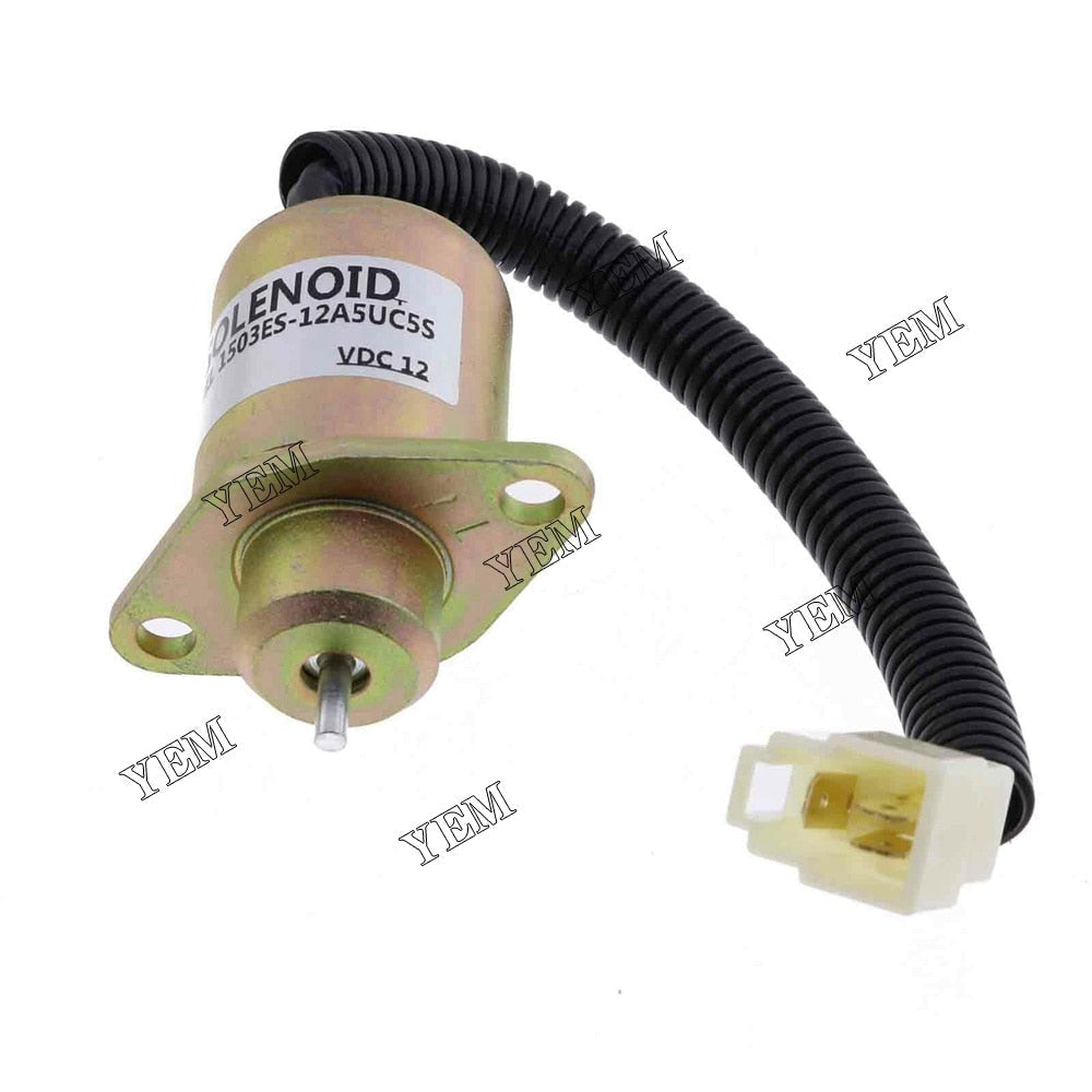 YEM Engine Parts Fuel Shut Off Solenoid 1503ES-12A5UC5S SA-4569-T 17454-60010 For Yanmar Kubota E For Kubota