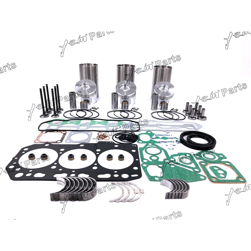 YEM Engine Parts For Hitachi ZX30U-2 ZX35U-2 ZX27U-3 ZX29U-3 3TNV88 Engine Overhaul Rebuild Kit For Hitachi