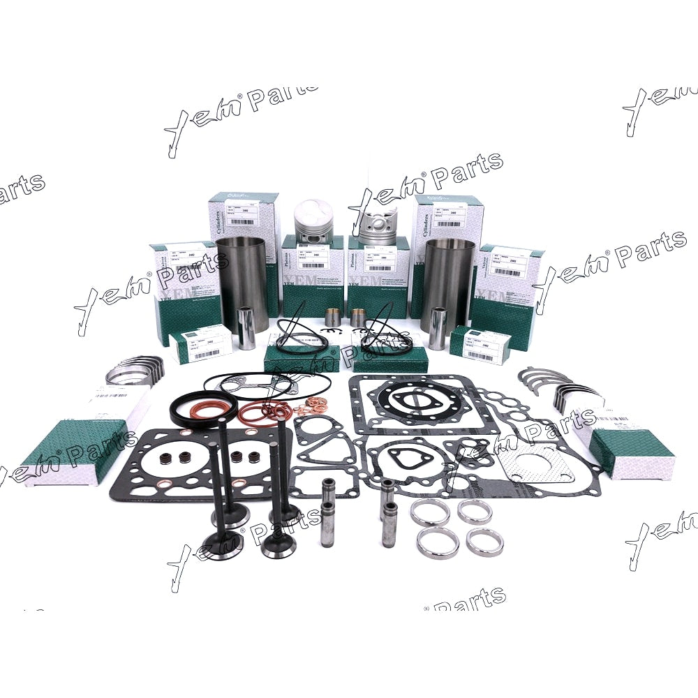 YEM Engine Parts Z500 ZB500 Overhaul Rebuild kit For Kubota Tractor B5000 B5001 B5100 For Kubota