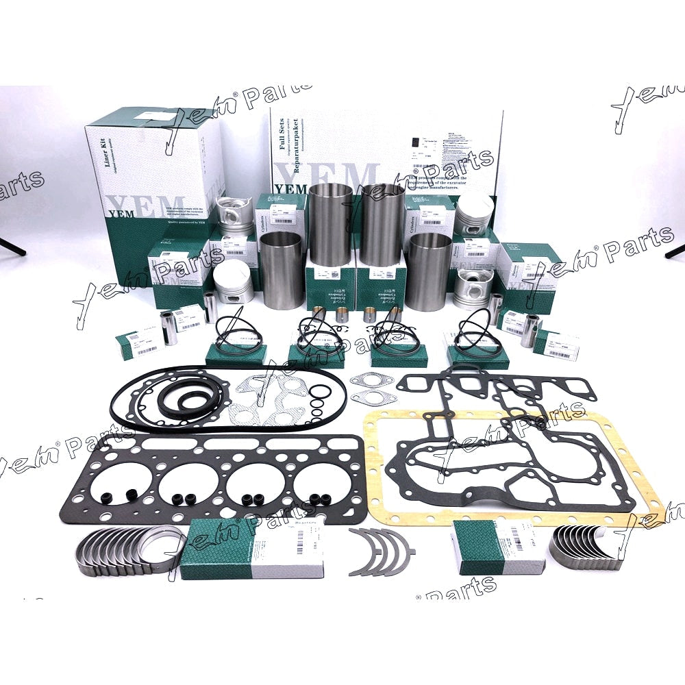 YEM Engine Parts Overhaul Engine Rebuild Kit & cylinder liner For Kubota V1903 For Kubota