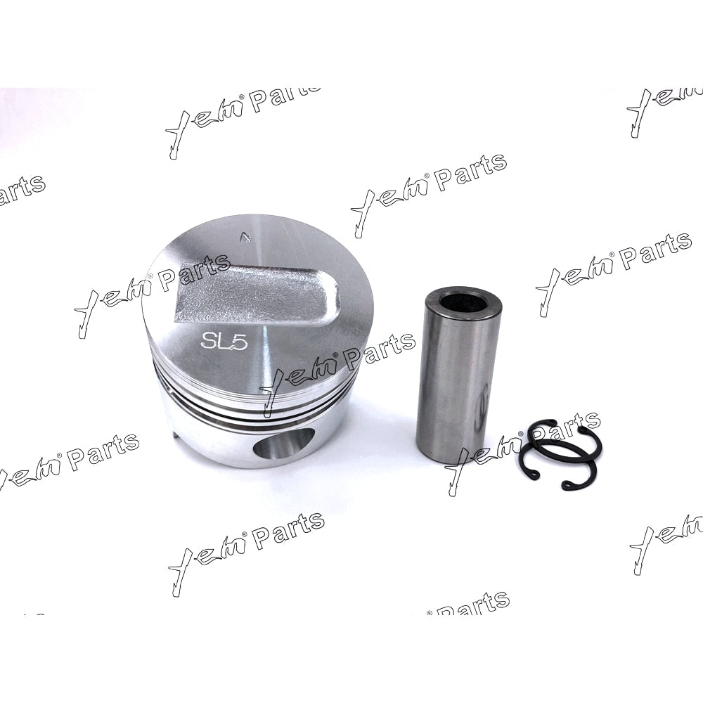 YEM Engine Parts 3 Sets STD Piston Kits with Pin & Ring For Mitsubishi S3L Diesel Engine For Mitsubishi