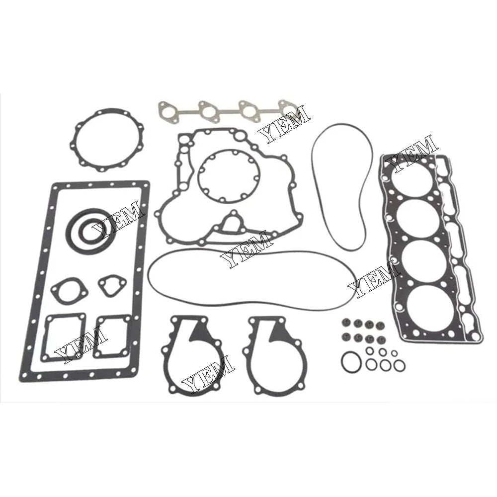 YEM Engine Parts For Kubota Engine V1505 V1505T V1505E Complete Cylinder Head + Full Gasket Kit For Kubota