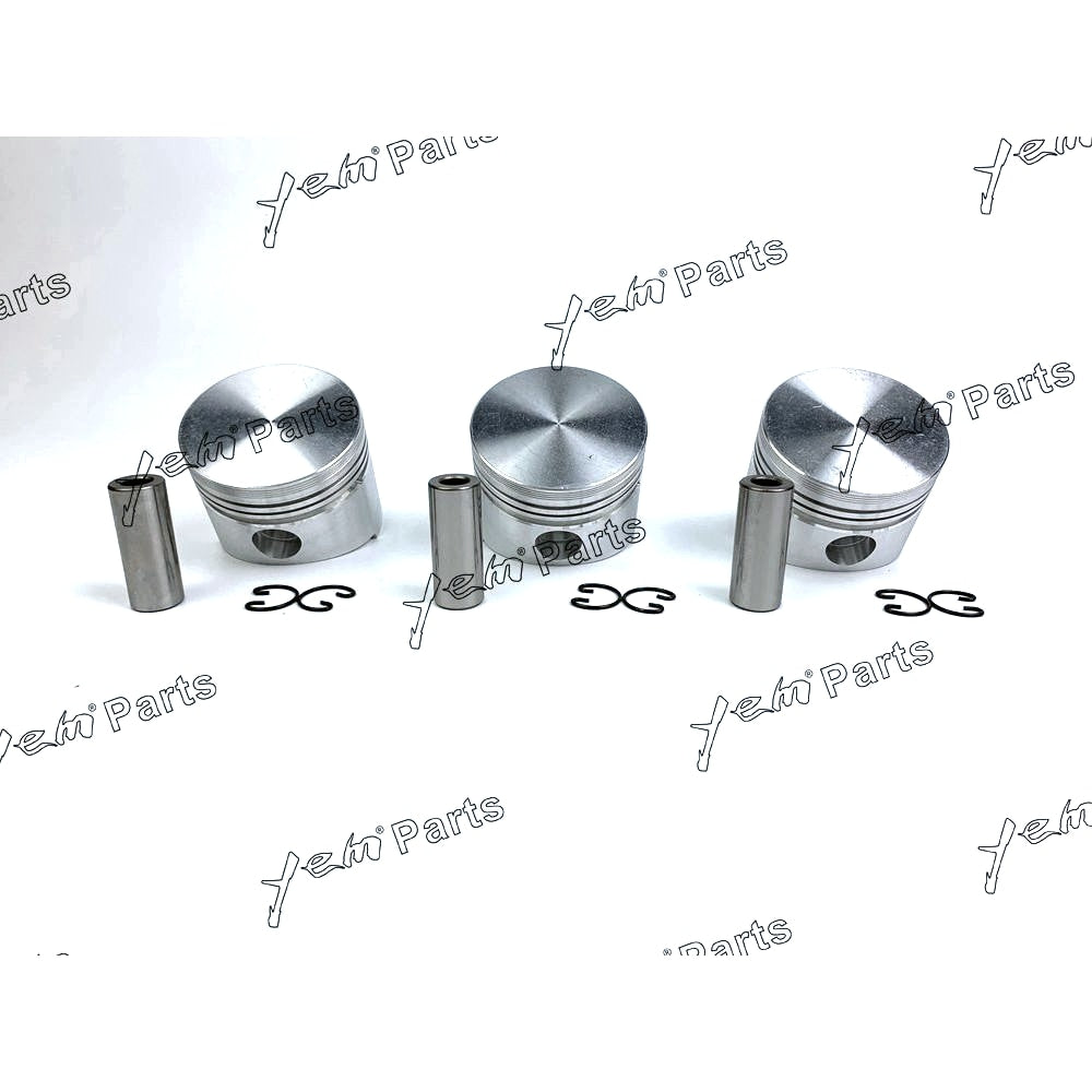 YEM Engine Parts Pistons Set STD 75mm For Kubota D950 x3 PCS (15732-21112) Engine Parts For Kubota