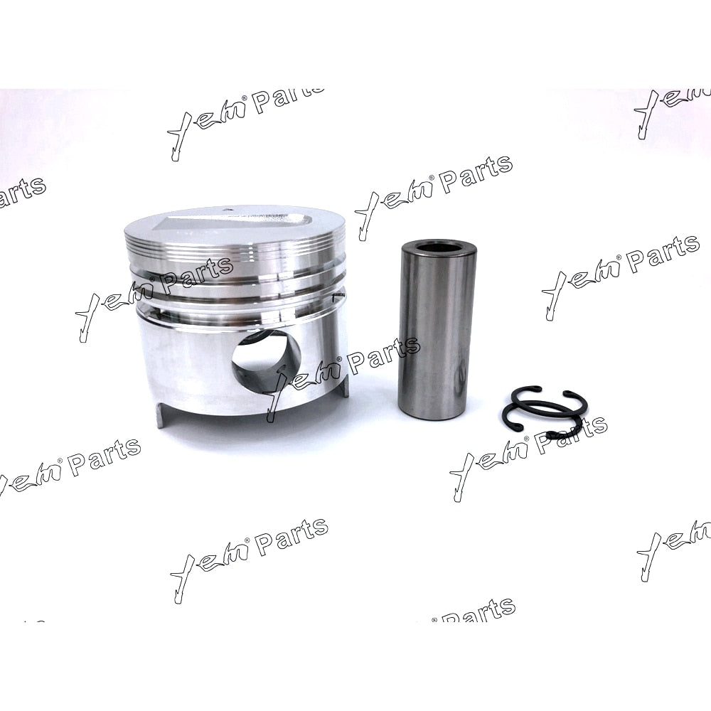 YEM Engine Parts Piston + Ring Kit Set STD For Mitsubishi S3L Engine Parts For Mitsubishi