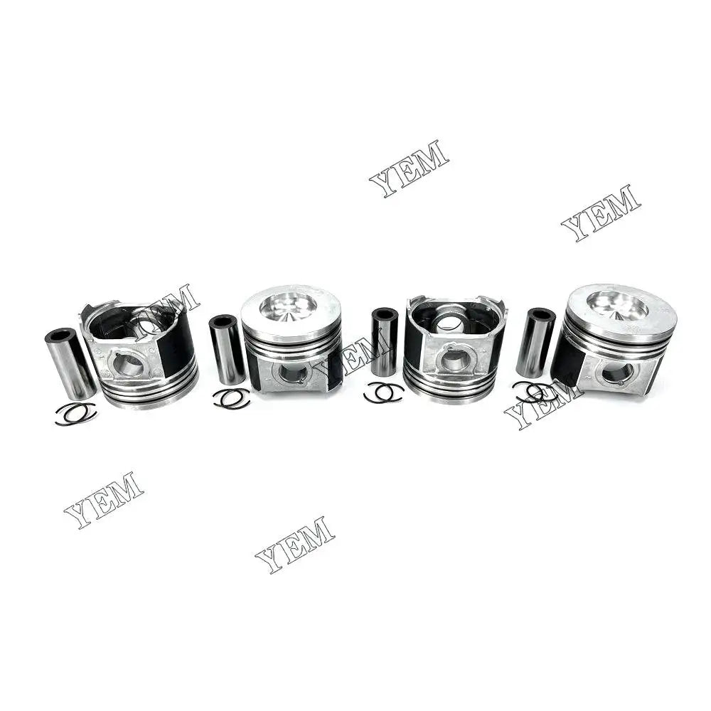 4X Part Number 1J801-21111 +0.5 64x25 Piston+0.5 For Kubota V2403 V2403-CR Engine YEMPARTS