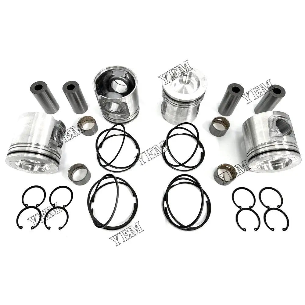 4X High performancePiston With Rings For Volvo D5A-T Engine YEMPARTS