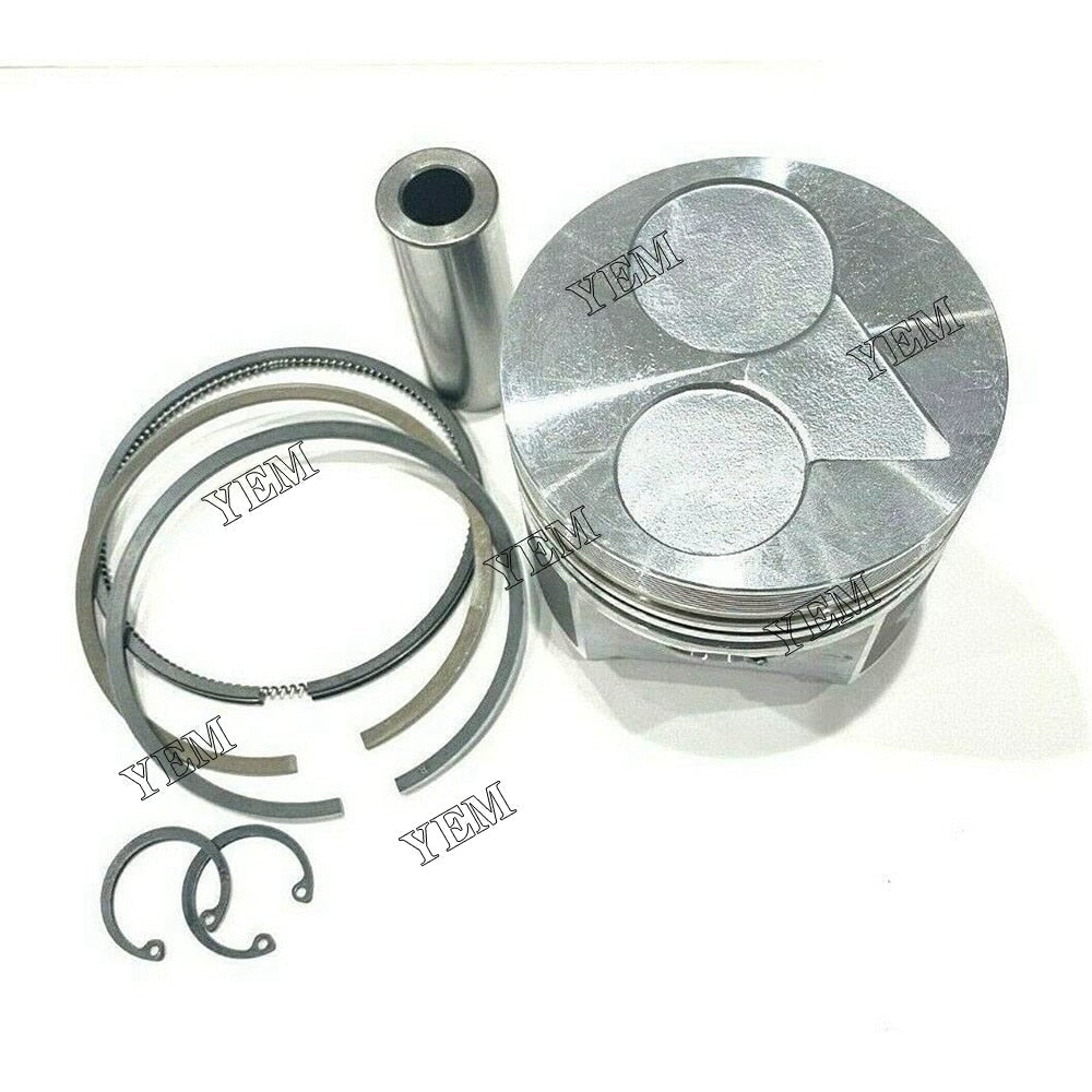 YEM Engine Parts 2 Sets Of +0.5mm Piston 1G796 &3 Set Of +0.5mm Rings For Kubota Engine V2203 For Kubota