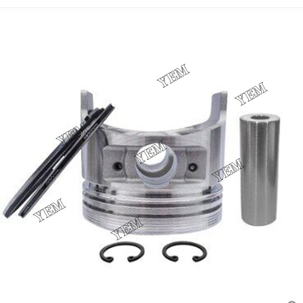 YEM Engine Parts 4 Sets KFor Kubota V2203M V2403 Engine STD Piston (Pin & Clip) w Rings 1G813-21110 For Kubota