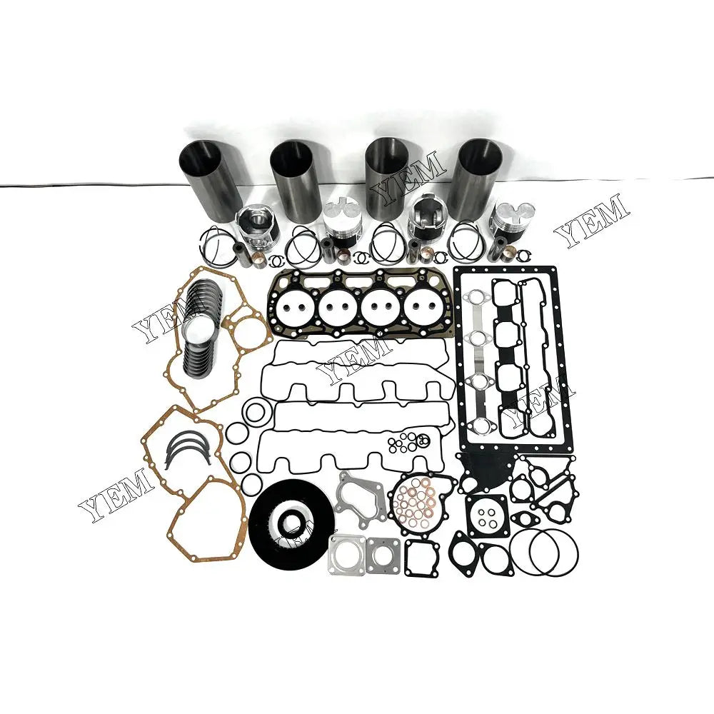 competitive price Overhaul Rebuild Kit With Gasket Set Bearing For Perkins 404C-22 excavator engine part YEMPARTS