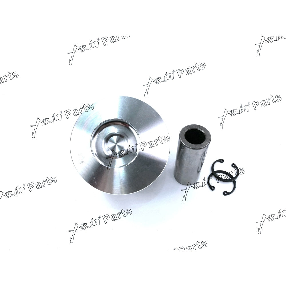 YEM Engine Parts 3 Sets STD Piston Set (Pin & Clip & Ring) 82mm For Yanmar 3TNV82 3TNV82A Engine For Yanmar