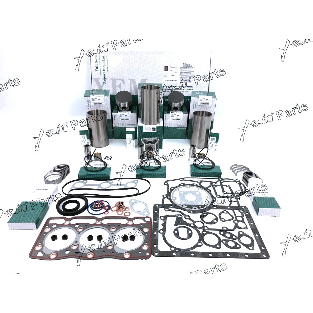 YEM Engine Parts STD Set Rebuild Kits & Liner Piston For Kubota D905 Engine For Kubota