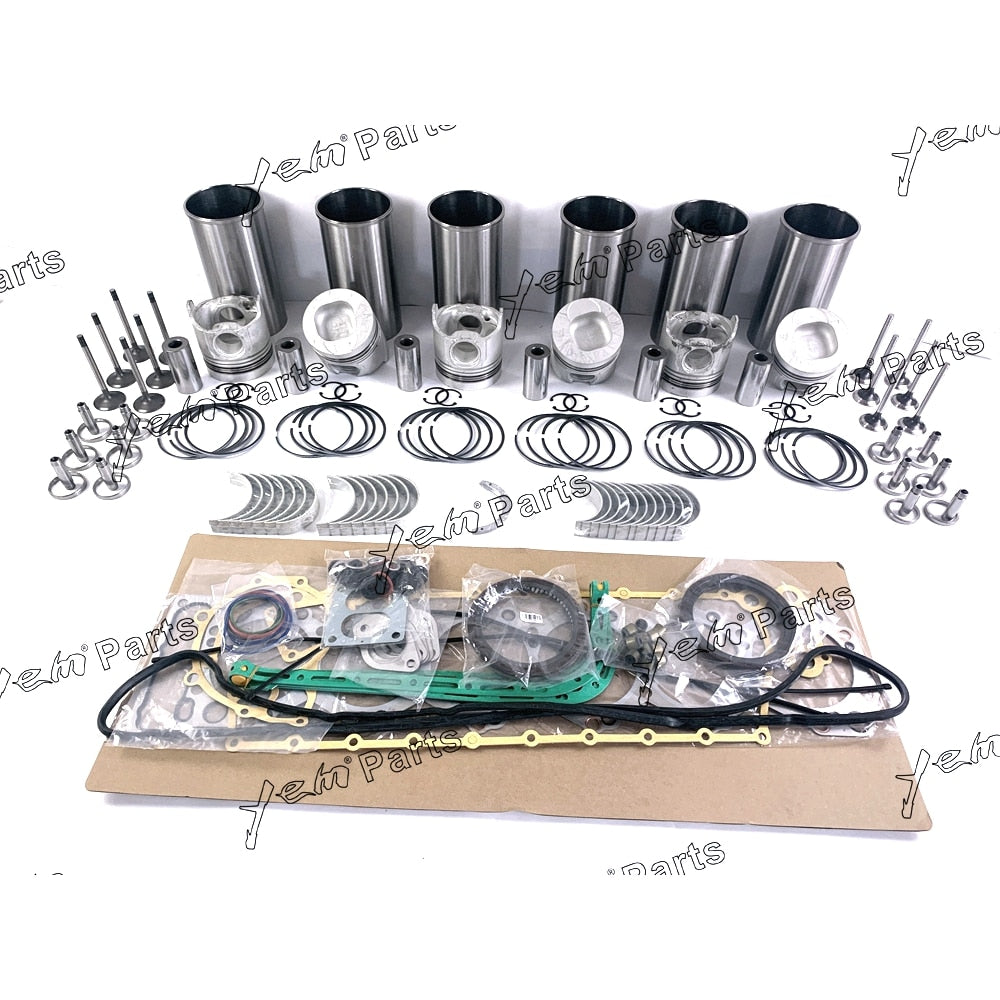 YEM Engine Parts For Isuzu 6SD1T 6SD1-T For Hitachi Excavator EX300-1/5 Engine Overhaul Rebuild Kit For Isuzu