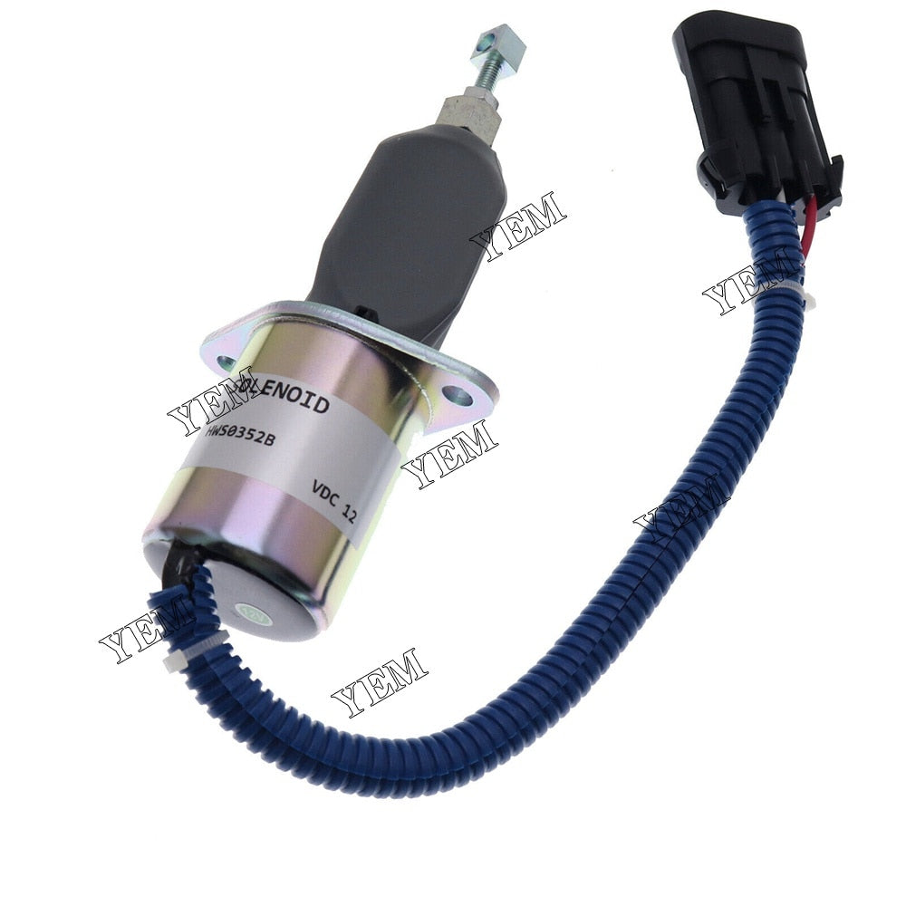 YEM Engine Parts SA-4981-12 FUEL SHUTOFF SHUTDOWN SOLENOID For 94-98 DODGE 5.9L For Cummins For Cummins