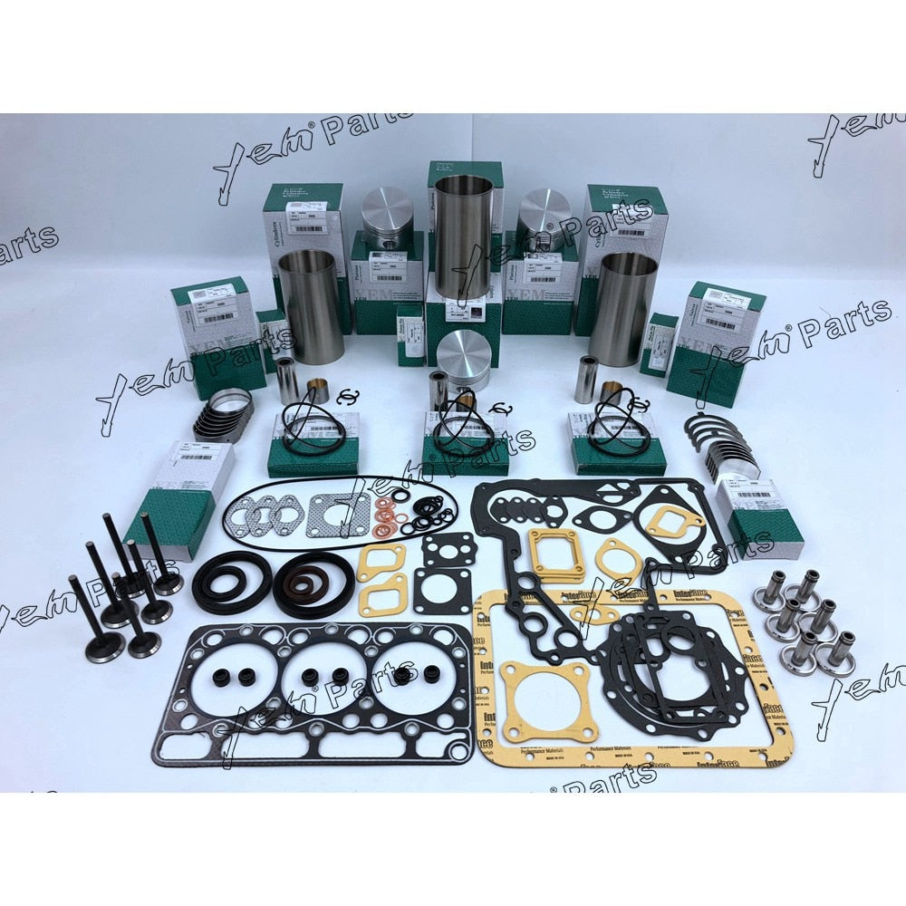 YEM Engine Parts Rebuild Kit For Kubota D950 Engine B8200E B8200HST-D B8200HST-EF2000 F2100 For Kubota