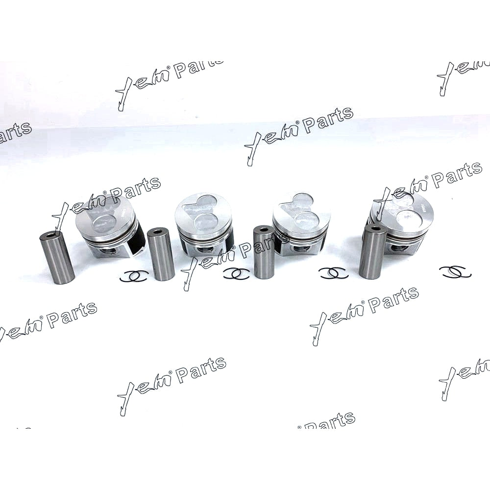 YEM Engine Parts Piston Set STD 87mm For Kubota V2203M / V2403M (1G813-21110 ) x4 PCS Engine Parts For Kubota