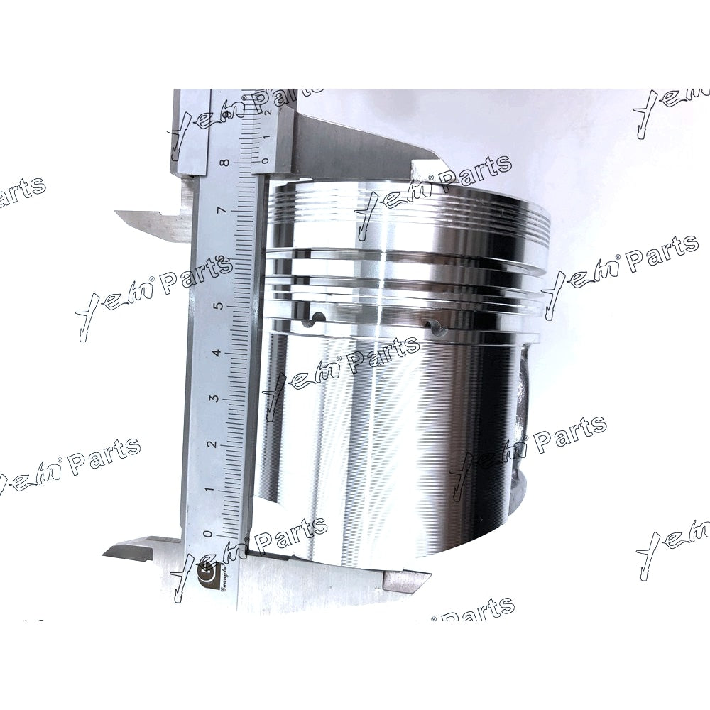 YEM Engine Parts Piston Set Oversize 81mm (+0.50mm) For Isuzu 3KR1 x1 PCS (8-94414-745-0) Engine Parts For Isuzu