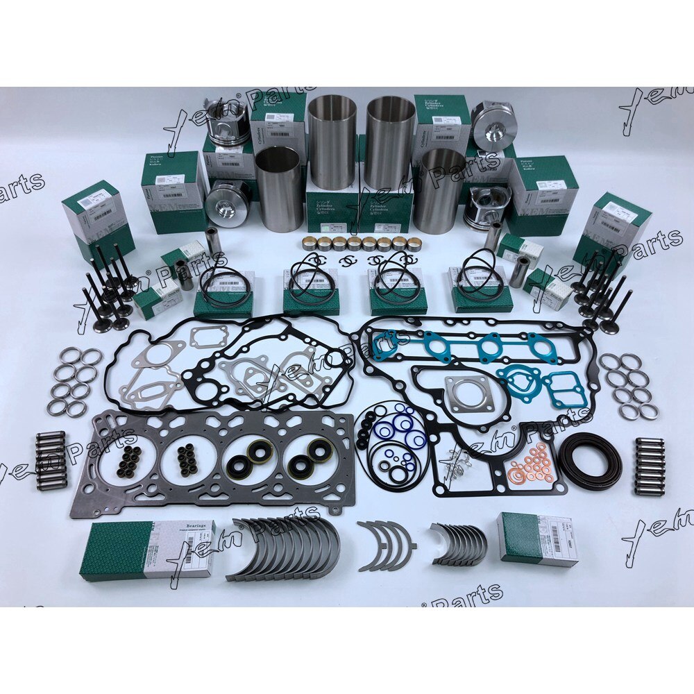 YEM Engine Parts New Rebuild Kit For Kubota V2607T Engine Bobcat 5600 5610 ToolCat Work Machines For Kubota