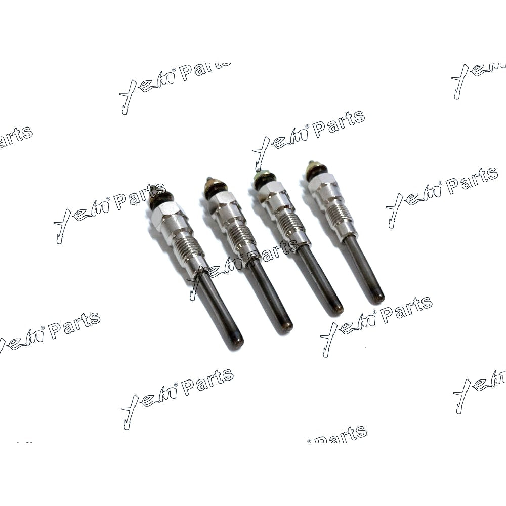 YEM Engine Parts For Komatsu Engine 4D94 4D95L 4D95S 4 PCS Glow Plug 12V For Komatsu