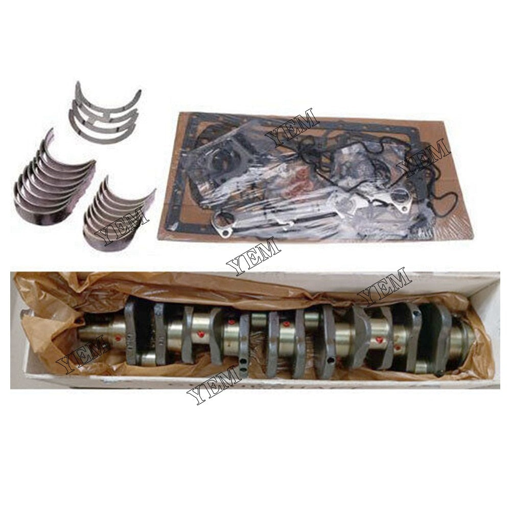 YEM Engine Parts Crankshaft & Bearing & Thrust Washer & Gasket For Caterpillar 3046 3046T Engine For Caterpillar