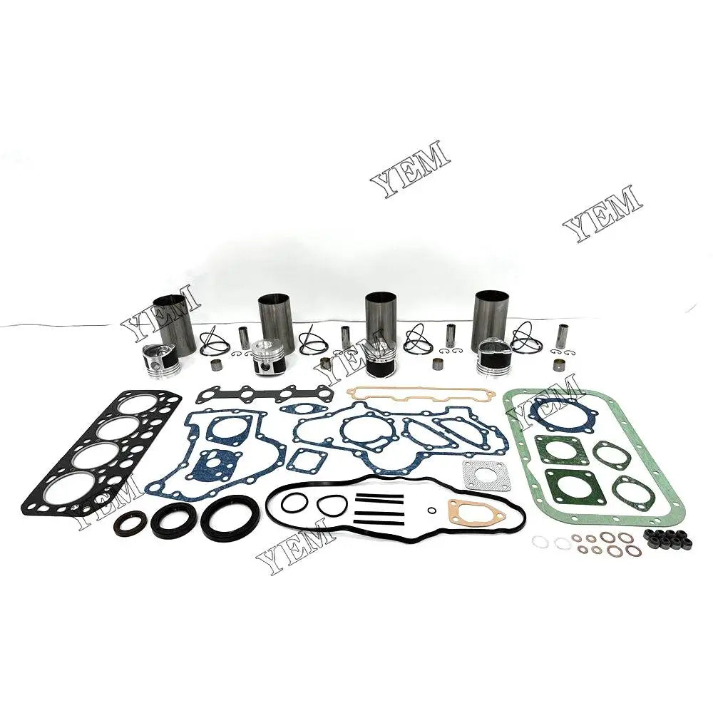 4X High performanceOverhaul Kit With Gasket Set For Mitsubishi K4E-DI Engine YEMPARTS