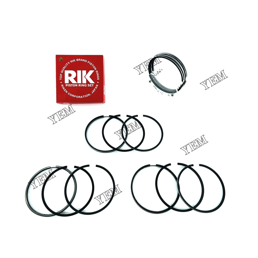 YEM Engine Parts Piston Ring Set 3441702012,3441711011 For Mitsubishi S4S S4S-DT Engine For Mitsubishi